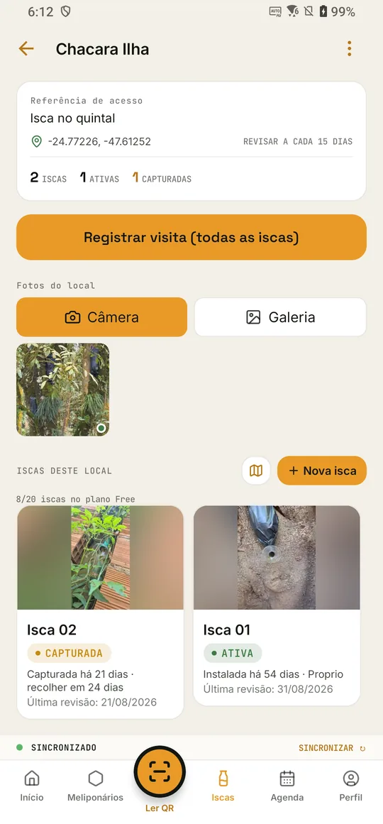 Local de isca
